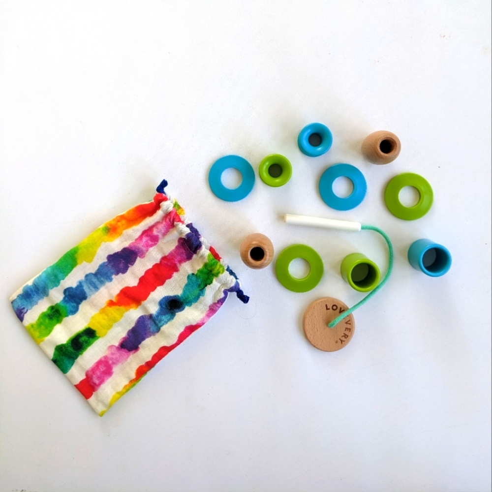 Lovevery Threadable Bead Kit from The Adventurer Playkit